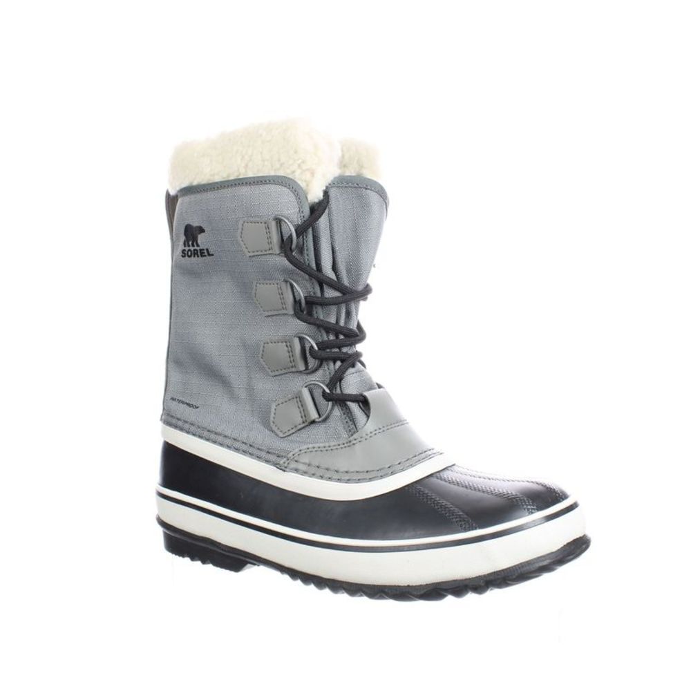 SOREL Womens Winter Carneval Gray Snow Boots Size 9 Medium (B, M) - Picture 2 of 4